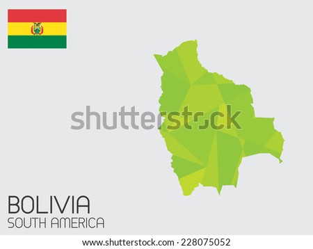A Set of Infographic Elements for the Country of Bolivia