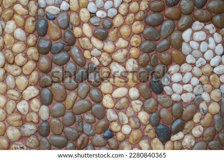 Brown, white, black room wall background made of stone