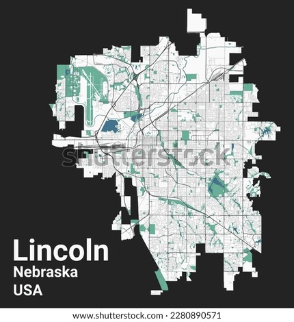 LINCOLN-MAP Stock Vector Images - Avopix.com