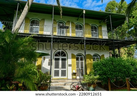 Hemingway's House, Key West Florida Royalty-Free Stock Photo #2280912651