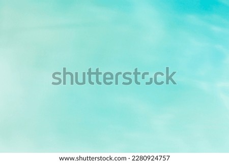 Defocused abstract background seawater gradient color, blue, turquoise, green, mint colors. Different tints sea water as blurred wallpaper, fon, backdrop, design elements. Pastel colored summer tones Royalty-Free Stock Photo #2280924757