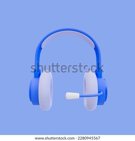 3d minimal wireless headphoness. music listening concept with clipping path. 3d illustration.