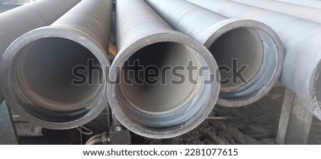 Ductile Iron Pipe 300mm Stock Photo 28th March 2023