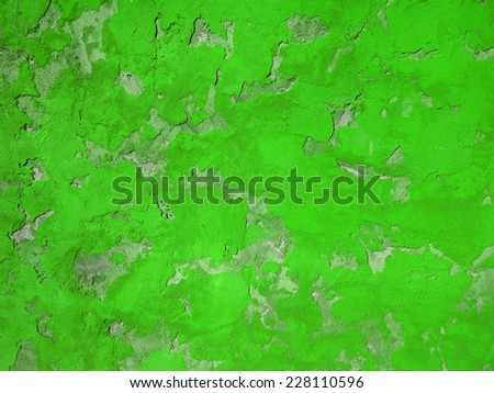 Green old wall background