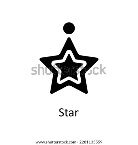 Star Vector   Solid  Icons. Simple stock illustration stock 