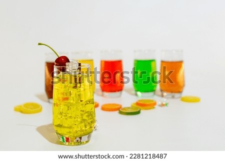 Colorful Syrup Glasses are a fun and unique way to enjoy your favorite beverages