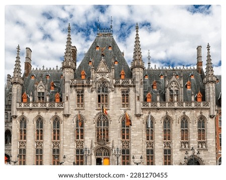 Bruges, Belgium contains all its charm as its tourist attraction with its buildings, churches and medieval constructions as well as its canals
