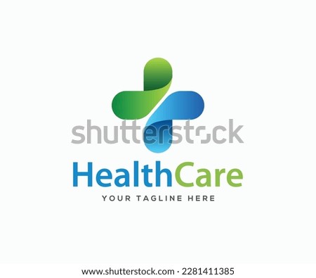 Medical Logo. Healthcare and Pharmacy Logo Design and Icon Template