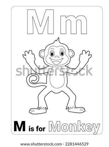 Animal Name, A to Z Alphabet Capital and small letter. Animal picture HD with border. Best for Animal picture, Animal Name and Alphabet Coloring book for kids.