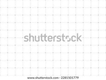 Abstract grid background with lines and dots. Black grid for motion graphic, VFX tracking markers and video effects. Vector Royalty-Free Stock Photo #2281501779