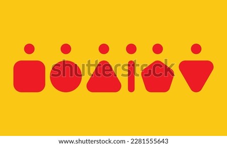 culture diversity, social diversity, inclusion and diversity infographic, people family  logo, team line icon partner symbol, quality design element ,vector illustration human logo for website Royalty-Free Stock Photo #2281555643