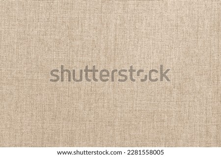 Brown linen fabric texture background, seamless pattern of natural textile. Royalty-Free Stock Photo #2281558005