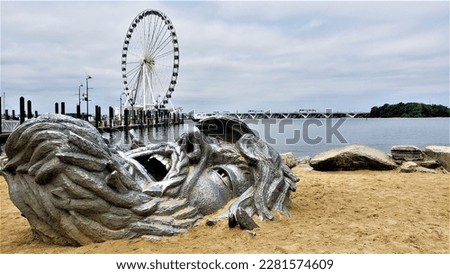 National Harbor is a census-designated place (CDP) in Prince George's County, Maryland, United States. Royalty-Free Stock Photo #2281574609