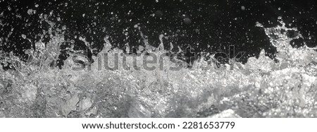 water jet spray abstract background flow stream river nature Royalty-Free Stock Photo #2281653779