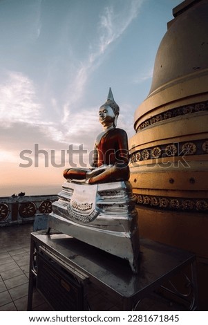 Buddhism Temple Thailand Golden Statues of Buddha Religion Asia Royalty-Free Stock Photo #2281671845