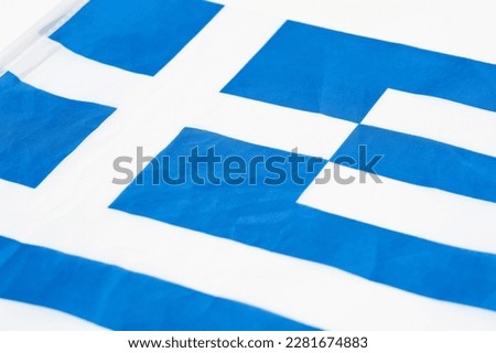Greek flag blue and white