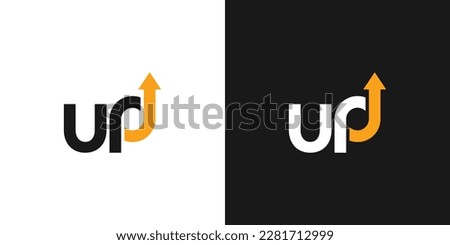 Unique and modern Up logo design 6 Royalty-Free Stock Photo #2281712999