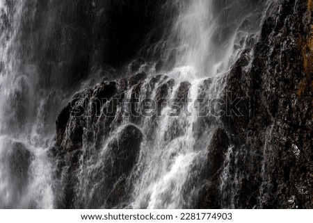 beautiful waterfalls in gilgit baltistan, beautiful closeup pictures of waterfalls 