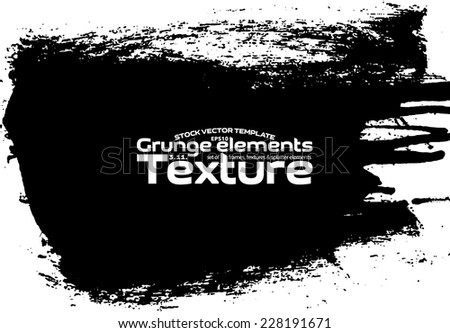 Grunge texture - stock vector template easy to use