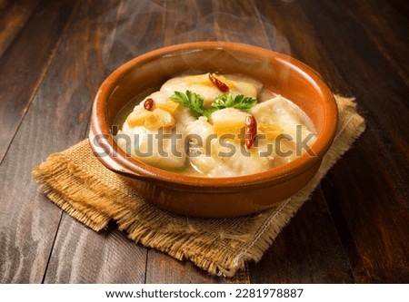 
Cod cooked in the Basque style, Spanish gastronomy Royalty-Free Stock Photo #2281978887