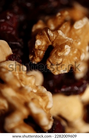 Mix of dry fruits nuts and berries stock photo close up background eating healthily super foods big size high quality instant print