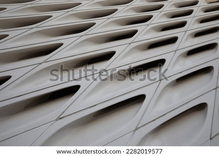 Concrete architecture geometry pattern facade
