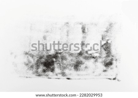 Black Rolled Ink Texture Printed Royalty-Free Stock Photo #2282029953