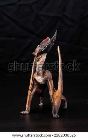 The Dsungaripterus dinosaur  in the dark