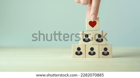 Increasing employee engagement and retention concept. Positive work environment to keep their employees happy and productive. Reduced staff turnover, improved employee morale,
better work,life balance Royalty-Free Stock Photo #2282070885