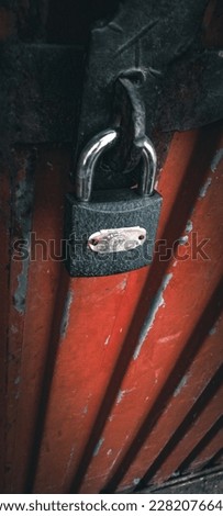Old Rusty Door Lock photo