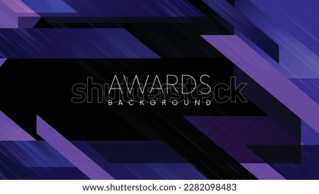 Blue Luxury Elegant Award Background. Classy New Shine lines Effect. Luxurious Brand Royal High Standard Award Background Template.  Royalty-Free Stock Photo #2282098483
