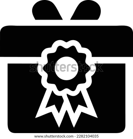 
gift icon symbol design vector image. Illustration of the package box present design image. EPS 10.
