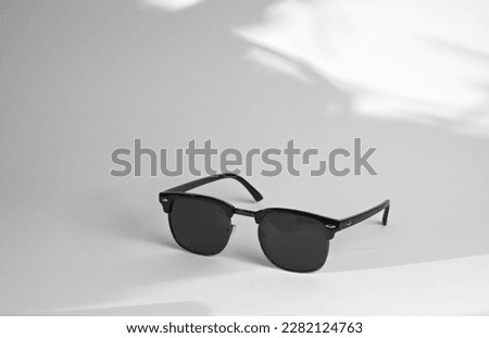 sunglasses black glasses isolated on white background