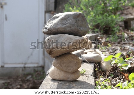 stones in perfect balance the beautiful nature 
