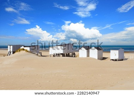Calais beach in northern France Royalty-Free Stock Photo #2282140947