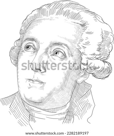 Antoine-Laurent de Lavoisier - after the French Revolution, was a French nobleman and chemist who was central to the 18th-century chemical revolution Royalty-Free Stock Photo #2282189197