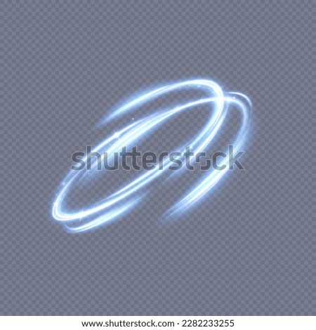Vector illustration of dynamic light sources on a transparent background. High speed in light abstraction. Abstract light swirl. For web design, game design. Vector	
