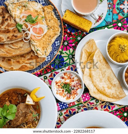 Desi food on the table Royalty-Free Stock Photo #2282268117