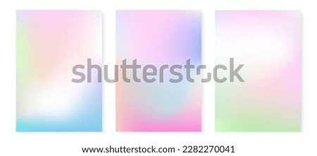 Y2k aesthetic holographic gradient background. Blue and pink mesh texture. Pearlescent color vector poster. Holo blur wallpaper. Abstract iridescent pattern 2000s style. 00s girlish art illustration Royalty-Free Stock Photo #2282270041