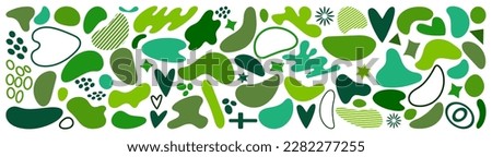 Abstract blotch shape. Liquid shape elements. Set of modern graphic elements. Fluid dynamical colored forms banner. Gradient abstract liquid shapes. Vector illustration.