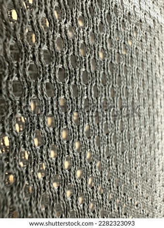 Texture of a chair close-up shot.