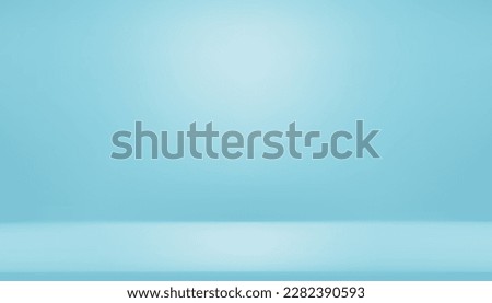 Blue background,Studio Room with light,Shadow on wall.3D Empty Gallery room with copy space,Vector Minimal Mockup Backdrop display for Spring,Summer Product present for advertise on website Royalty-Free Stock Photo #2282390593