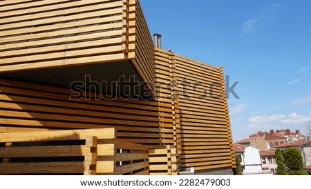Wooden house located in Türkiye Woodmarket