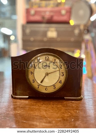 photos of old objects, vintage, antiques used for decoration. 