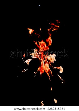 This is the real  fire picture in night. 