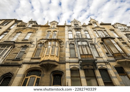 Art Nouveau in Brussels, Belgium Royalty-Free Stock Photo #2282740339