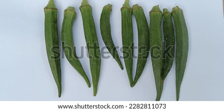 Bhendi or Lady Finger Stock Photo White Paper 31th March 2023