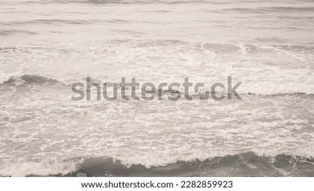 Real photo sea water waves, abstract background, nature power, pale light grey brown matte more tone in stock