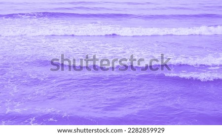 Real photo sea water waves, abstract background, nature power, pale light blue purple more tone in stock