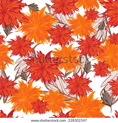 Vector Seamples Pattern Floral